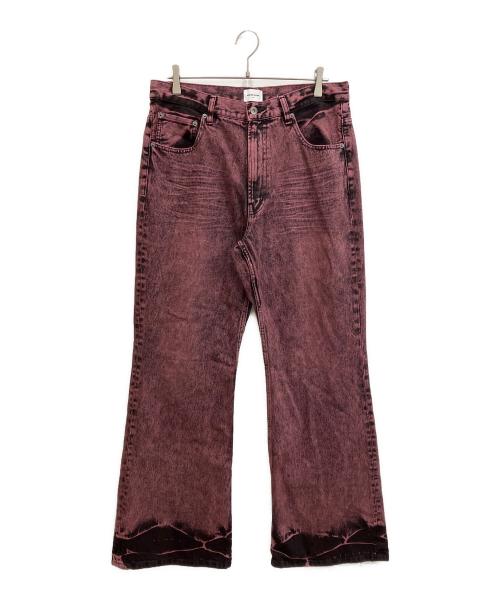 ANDER HUNK（アンダーハンク）ander hunk (アンダーハンク) デニムパンツ ピンク サイズ:Lの古着・服飾アイテム