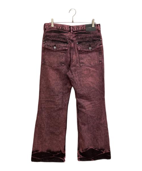 ANDER HUNK（アンダーハンク）ander hunk (アンダーハンク) デニムパンツ ピンク サイズ:Lの古着・服飾アイテム