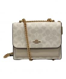 COACH（コーチ）の古着「ミニ クレア クロスボディ バッグ」｜ホワイト