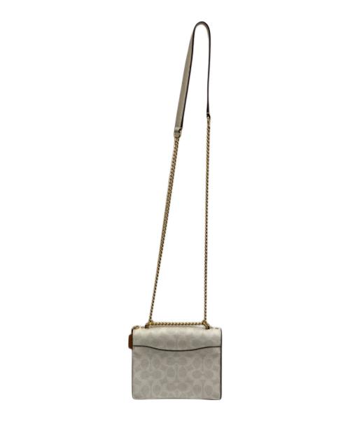 COACH（コーチ）COACH (コーチ) ミニ クレア クロスボディ バッグ ホワイトの古着・服飾アイテム