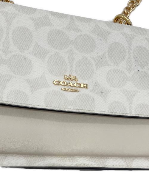 COACH（コーチ）COACH (コーチ) ミニ クレア クロスボディ バッグ ホワイトの古着・服飾アイテム