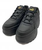 PUMAプーマ）の古着「KARMEN X-TRA/厚底スニーカー/カルメン」｜ブラック