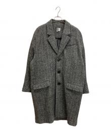 ISABEL MARANT（イザベルマラン）の古着「ヘリンボーン ウール チェスターコート」｜ブラック×グレー