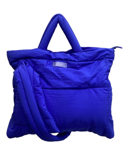 MAISON SPECIAL（メゾンスペシャル）MAISON SPECIAL (メゾンスペシャル) Big Pillow Bag ピローバッグ ブルーの古着・服飾アイテム