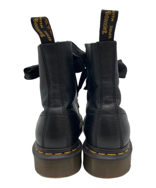 Dr.Martens（ドクターマーチン）Dr.Martens (ドクターマーチン) PASCAL8ホールブーツ リボンシューレース ブラック サイズ:size22cmの古着・服飾アイテム