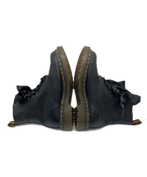 Dr.Martens（ドクターマーチン）Dr.Martens (ドクターマーチン) PASCAL8ホールブーツ リボンシューレース ブラック サイズ:size22cmの古着・服飾アイテム