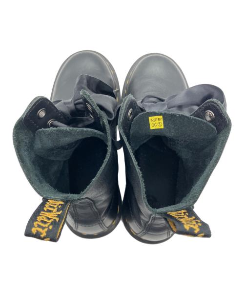 Dr.Martens（ドクターマーチン）Dr.Martens (ドクターマーチン) PASCAL8ホールブーツ リボンシューレース ブラック サイズ:size22cmの古着・服飾アイテム