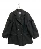 epineエピヌ）の古着「volume wool tailored coat gray/テーラードコート」｜グレー