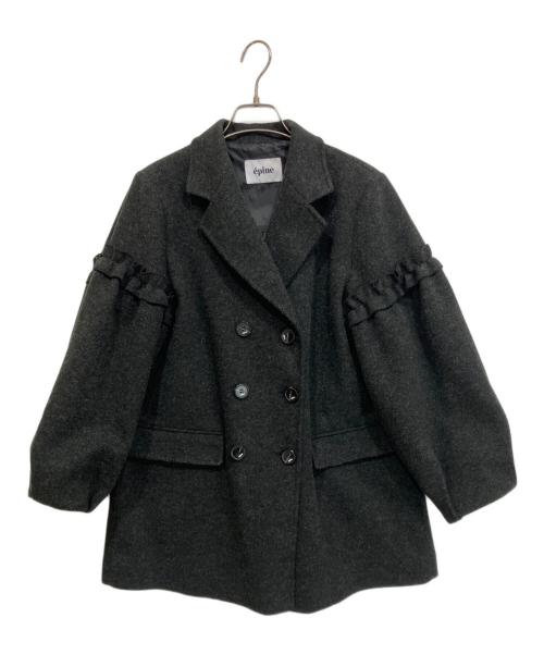 epine（エピヌ）epine (エピヌ) volume wool tailored coat gray/テーラードコート グレー サイズ:Freeの古着・服飾アイテム
