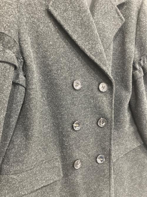 epine（エピヌ）epine (エピヌ) volume wool tailored coat gray/テーラードコート グレー サイズ:Freeの古着・服飾アイテム