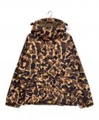 Columbia×BEAMSコロンビア×ビームス）の古着「別注SAUVIE ISLAND JACKET カモ柄マウンテンパーカー」｜イエロー×ブラウン