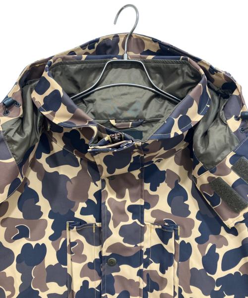 Columbia（コロンビア）Columbia (コロンビア) BEAMS (ビームス) 別注SAUVIE ISLAND JACKET カモ柄マウンテンパーカー イエロー×ブラウン サイズ:XLの古着・服飾アイテム