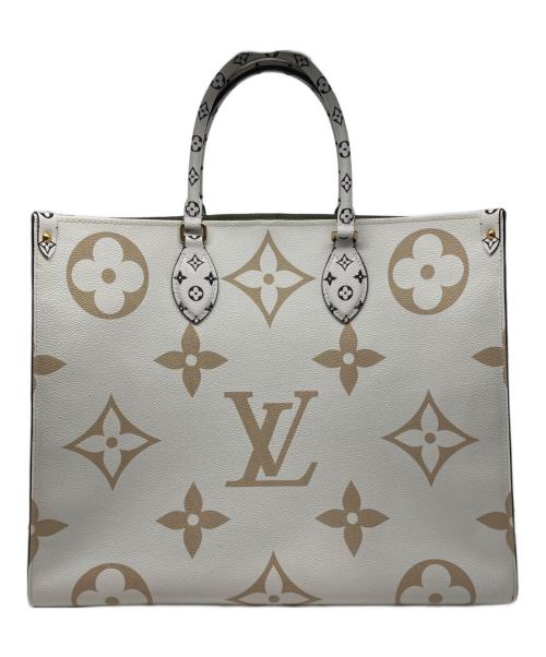 LOUIS VUITTON（ルイ ヴィトン）LOUIS VUITTON (ルイ ヴィトン) トートバッグ ホワイト×グリーンの古着・服飾アイテム