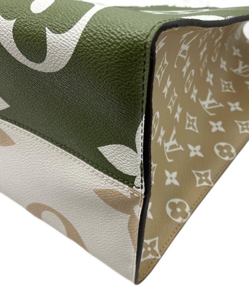 LOUIS VUITTON（ルイ ヴィトン）LOUIS VUITTON (ルイ ヴィトン) トートバッグ ホワイト×グリーンの古着・服飾アイテム