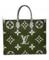 LOUIS VUITTON (ルイ ヴィトン) トートバッグ ホワイト×グリーン：270000円