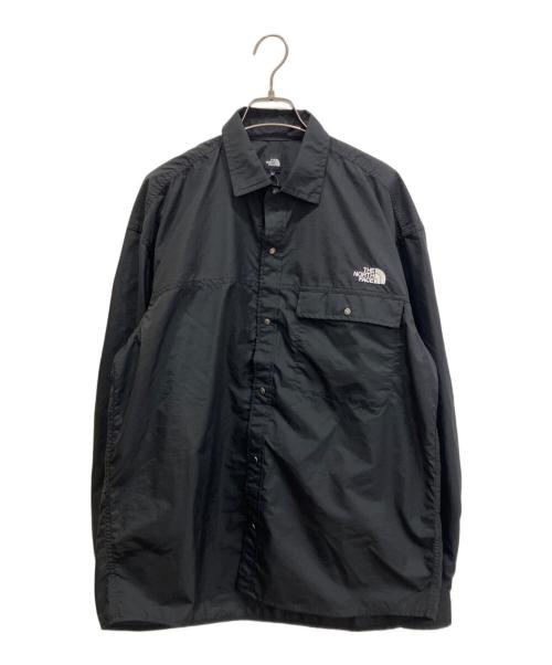 THE NORTH FACE（ザ ノース フェイス）THE NORTH FACE (ザ ノース フェイス) ロングスリーブヌプシシャツ ブラック サイズ:Lの古着・服飾アイテム