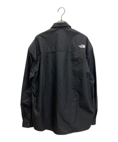 THE NORTH FACE（ザ ノース フェイス）THE NORTH FACE (ザ ノース フェイス) ロングスリーブヌプシシャツ ブラック サイズ:Lの古着・服飾アイテム