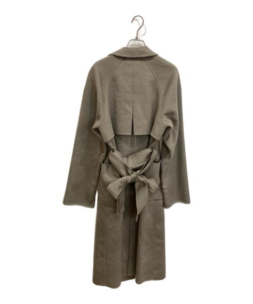 Snidel（スナイデル）Snidel (スナイデル) ウロコカシミヤコート ブラウンの古着・服飾アイテム