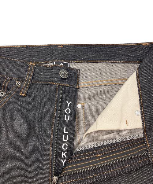 ANTIMID（アンチミッド）antimid (アンチミッド) デニムパンツ ブラック サイズ:Mの古着・服飾アイテム