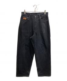 FTC（エフティーシー）の古着「EMB デニムパンツ」｜ブラック
