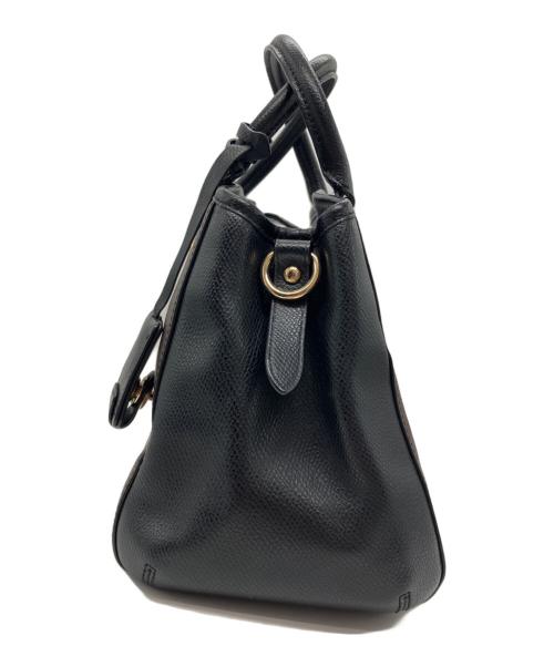 COACH（コーチ）COACH (コーチ) 2WAYバッグ ブロンズ×ブラックの古着・服飾アイテム