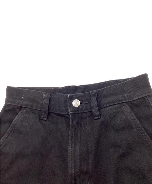 Calvin Klein（カルバンクライン）Calvin Klein (カルバンクライン) TROUSER BARREL SOFT BLACK トラウザーパンツ ブラック サイズ:24の古着・服飾アイテム