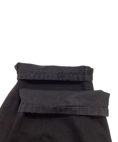Calvin Klein（カルバンクライン）Calvin Klein (カルバンクライン) TROUSER BARREL SOFT BLACK トラウザーパンツ ブラック サイズ:24の古着・服飾アイテム