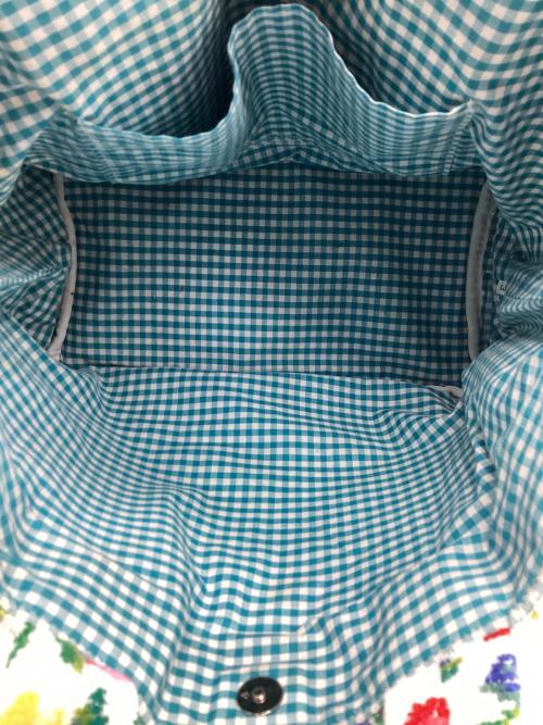 FEILER（フェイラー）FEILER (フェイラー) スウィングチェリー トートバッグ ホワイトの古着・服飾アイテム