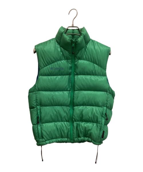 Columbia（コロンビア）Columbia (コロンビア) 90S ダウンベスト グリーン サイズ:XSの古着・服飾アイテム