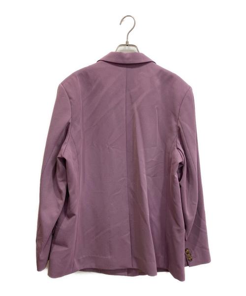 &ellecy（アンドエルシー）&ELLECY (アンドエルシー) テーラードジャケット パープル サイズ:Mの古着・服飾アイテム