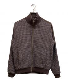 FRED PERRY（フレッドペリー）の古着「ウールチェックジャケット」｜ブラウン