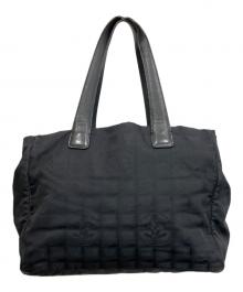 CHANEL（シャネル）の古着「ニュートラベルライン トートバッグ」｜ブラック