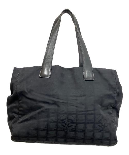 CHANEL（シャネル）CHANEL (シャネル) ニュートラベルライン トートバッグ ブラックの古着・服飾アイテム