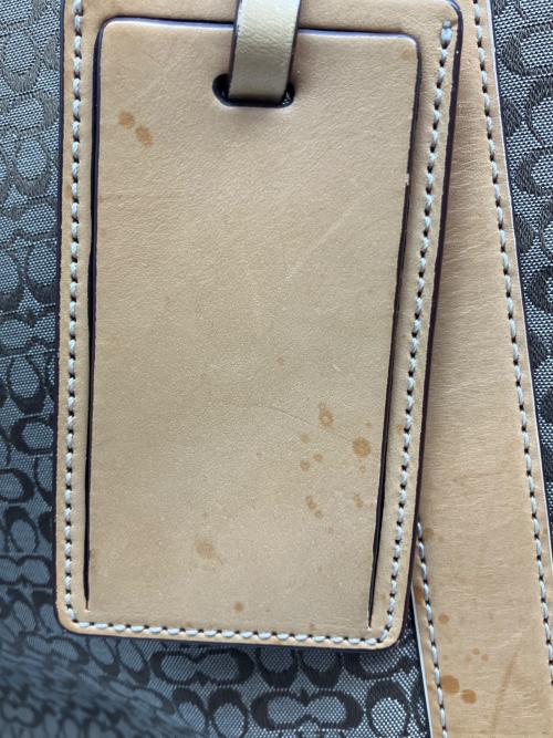 COACH（コーチ）COACH (コーチ) マイクロシグネチャートートバッグ ベージュの古着・服飾アイテム