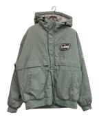 X-LARGEエクストララージ）の古着「NYLON PUFFER JACKET」｜ブルー