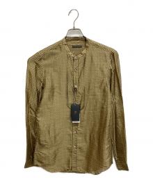 BURBERRY（バーバリー）の古着「総柄シルクシャツ」｜ベージュ