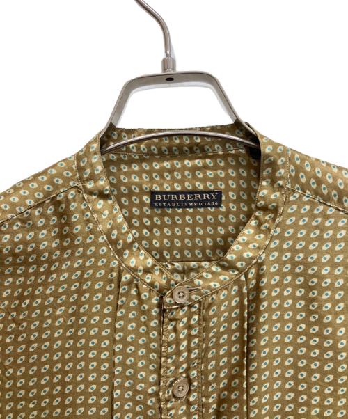 BURBERRY（バーバリー）BURBERRY (バーバリー) 総柄シルクシャツ ベージュ サイズ:38 未使用品の古着・服飾アイテム