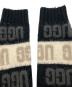 中古・古着 UGG (アグ) Graphic Logo Cardigan/グラフィック ロゴ カーディガン ホワイト×ブラック サイズ:S：12000円