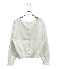 Apuweiser-riche（アプワイザーリッシェ）の古着「カーディガン」｜ホワイト
