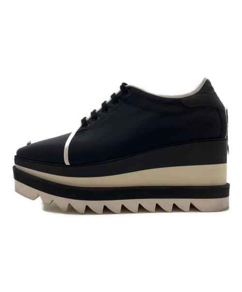 STELLA McCARTNEY（ステラマッカートニー）STELLA McCARTNEY (ステラマッカートニー) Sneak Elyse/厚底プラットフォームシューズ ブラック×ホワイト サイズ:36 2/1の古着・服飾アイテム