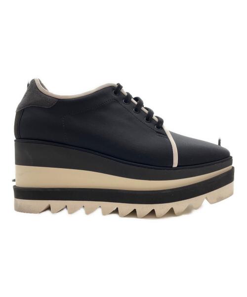 STELLA McCARTNEY（ステラマッカートニー）STELLA McCARTNEY (ステラマッカートニー) Sneak Elyse/厚底プラットフォームシューズ ブラック×ホワイト サイズ:36 2/1の古着・服飾アイテム
