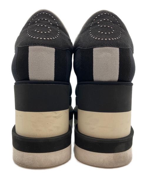 STELLA McCARTNEY（ステラマッカートニー）STELLA McCARTNEY (ステラマッカートニー) Sneak Elyse/厚底プラットフォームシューズ ブラック×ホワイト サイズ:36 2/1の古着・服飾アイテム