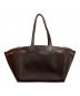 ANYA HINDMARCH (アニヤ・ハインドマーチ) Return to Nature レザートートバッグ ブラウン：40000円