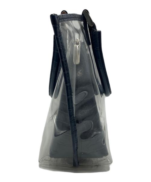 FOXEY（フォクシー）FOXEY (フォクシー) PVCクリアバッグ ネイビーの古着・服飾アイテム
