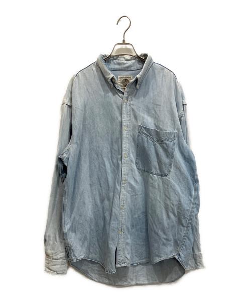BANANA REPUBLIC（バナナリパブリック）BANANA REPUBLIC (バナナリパブリック) 90sダンガリーシャツ ブルー サイズ:Lの古着・服飾アイテム
