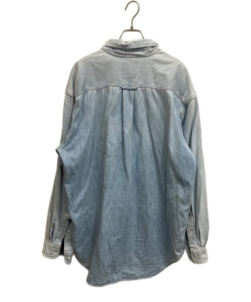 BANANA REPUBLIC（バナナリパブリック）BANANA REPUBLIC (バナナリパブリック) 90sダンガリーシャツ ブルー サイズ:Lの古着・服飾アイテム