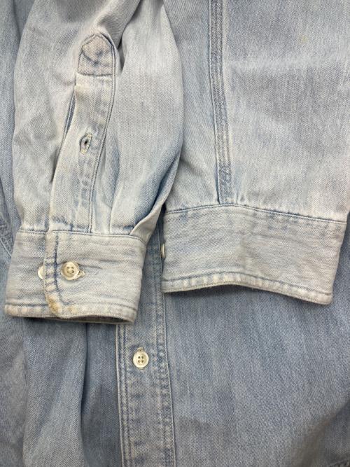 BANANA REPUBLIC（バナナリパブリック）BANANA REPUBLIC (バナナリパブリック) 90sダンガリーシャツ ブルー サイズ:Lの古着・服飾アイテム