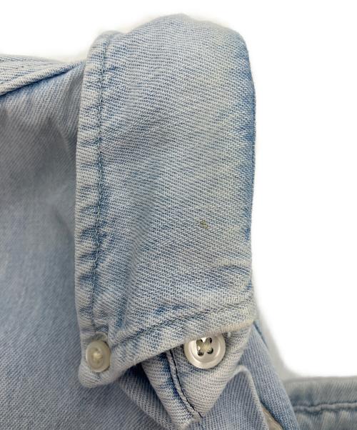 BANANA REPUBLIC（バナナリパブリック）BANANA REPUBLIC (バナナリパブリック) 90sダンガリーシャツ ブルー サイズ:Lの古着・服飾アイテム