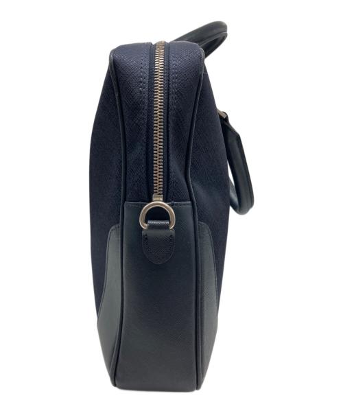 PELLE MORBIDA（ペッレモルビダ）PELLE MORBIDA (ペッレモルビダ) Capitanoブリーフケース 1室タイプ ネイビーの古着・服飾アイテム