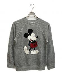 DISNEY（ディズニー）の古着「70Sミッキープリントスウェット」｜グレー